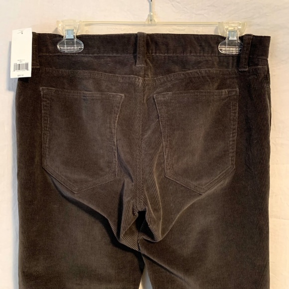 Banana Republic Women Skinny Stretch Low Rise Olive Green Corduroys Size 28 - Picture 10 of 14